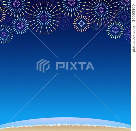 Fireworks festival on the beach Fireworks Summer image 54005500