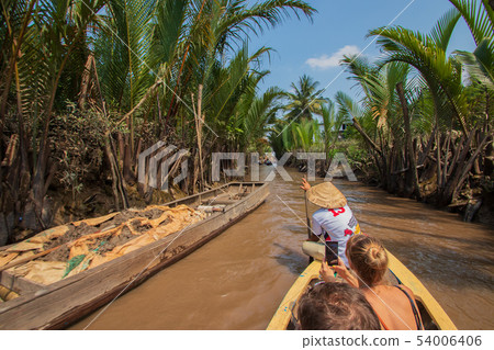 Vietnam Mito Mekong River Rowboat Vietnam Mito Mekong River Rowboat 54006406