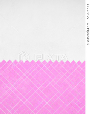 Pink mosaic on white cement texture. Pink mosaic on white cement texture. 54006653