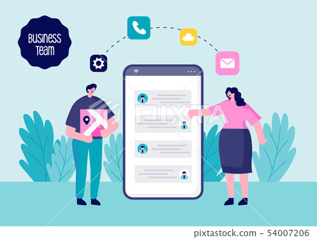 Business teamwork 54007206