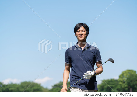 Golf Men Golf Course高爾夫球手圖像 Golf Men Golf Course高爾夫球手圖像 54007753
