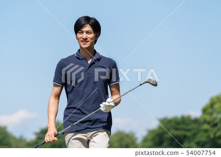 Golf Men Golf Course高爾夫球手圖像 Golf Men Golf Course高爾夫球手圖像 54007754