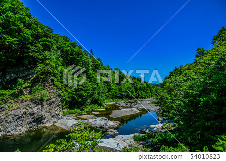 北海道Shibetsu Sandan Falls 54010823