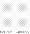 Seamless grey grid and black dot with triangle  54011277