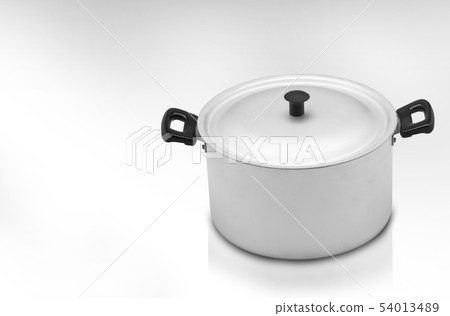 kitchen pan on a light background kitchen pan on a light background 54013489