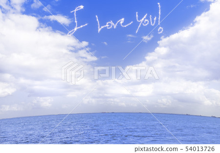 Blue sky sea summer love Blue sky sea summer love 54013726