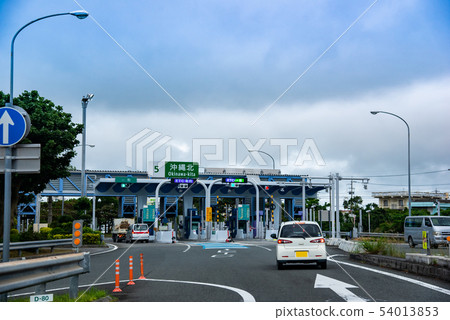 Okinawa Okinawa Prefecture Okinawa Expressway Stock Photo