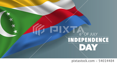 Comoros happy independence day greeting card, banner with template text vector illustration Comoros happy independence day greeting card, banner with template text vector illustration 54014484