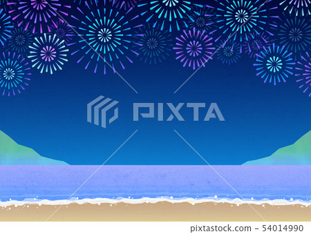 Fireworks festival on the beach Fireworks Summer image Fireworks festival on the beach Fireworks Summer image 54014990