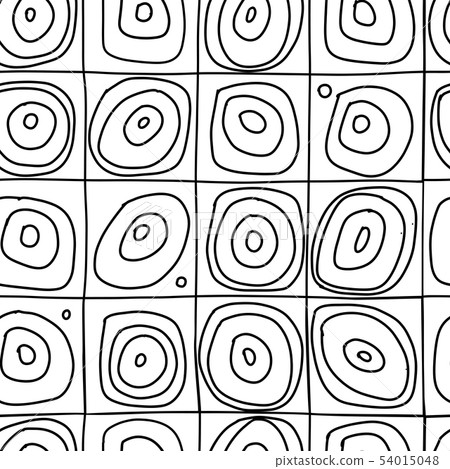 Abstract circles, seamless pattern for your design Abstract circles, seamless pattern for your design 54015048
