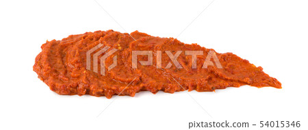 Ajvar or Pindjur Orange Vegetable Spread made from Ajvar or Pindjur Orange Vegetable Spread made from 54015346