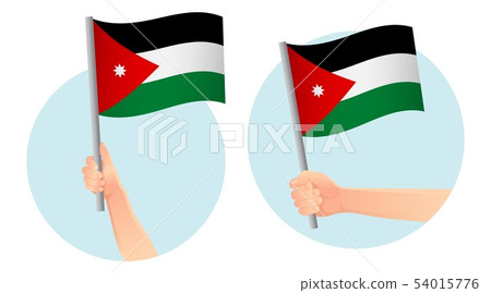 jordan flag in hand icon jordan flag in hand icon 54015776
