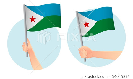 Djibouti flag in hand icon Djibouti flag in hand icon 54015835
