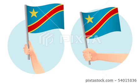 Democratic Republic of the Congo flag in hand icon Democratic Republic of the Congo flag in hand icon 54015836
