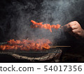 Grilled chicken skin 54017356