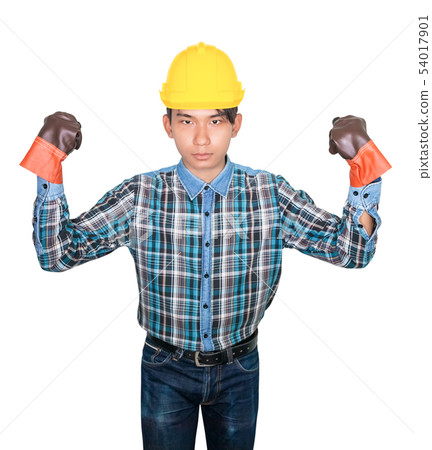 Engineering hand with the fist making symbol  54017901