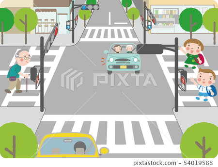 人行橫道和十字路口16 人行橫道和十字路口16 54019588