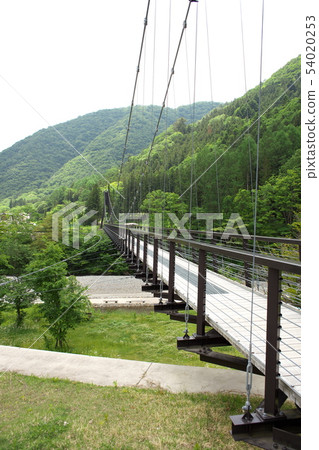 Water Town Large Suspension Bridge Water Town Large Suspension Bridge 54020253