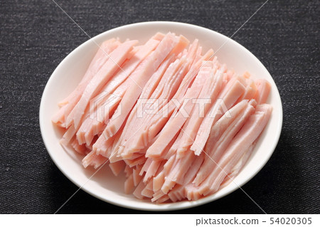 切碎的火腿。 切碎的火腿。 54020305