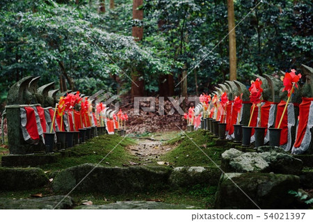 Jizo-sama and Windmill @ Kongoring Temple Jizo-sama and Windmill @ Kongoring Temple 54021397