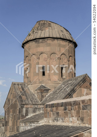 Ani Ruins in Kars city of Turkey. 54022094