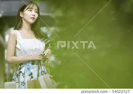 商場,購物中心,購物,購物者冬青,年輕的女人 商場,購物中心,購物,購物者冬青,年輕的女人 54022527