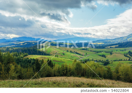 countryside landscape in mountains countryside landscape in mountains 54022804