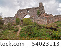 Ruins of medieval fortress in Crimea 54023113