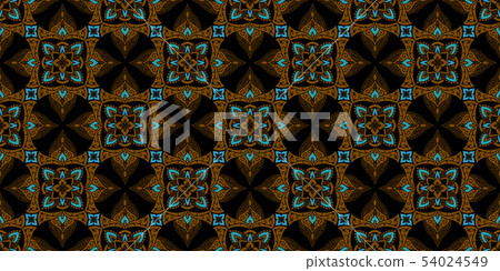 Seamless pattern based on traditional Asian elements Paisley. Boho vintage style vector background Seamless pattern based on traditional Asian elements Paisley. Boho vintage style vector background 54024549