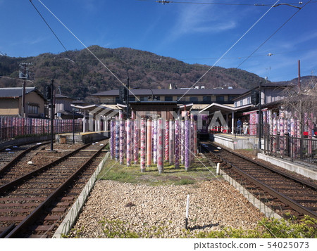 Arashiden嵐山站和服森林和軌道 54025073