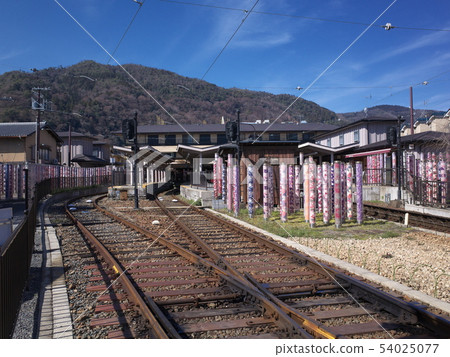 Arashiden Arashiyama Station Kimono Forest and track Arashiden Arashiyama Station Kimono Forest and track 54025077