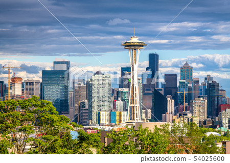 Seattle, Washington, USA downtown 54025600