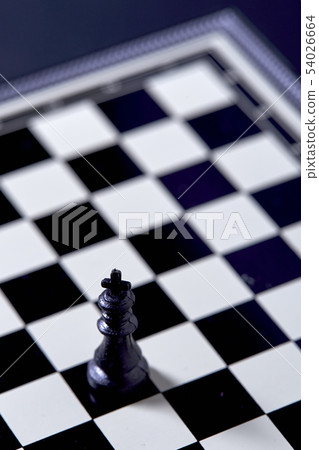 Chess board and chess figures 54026664