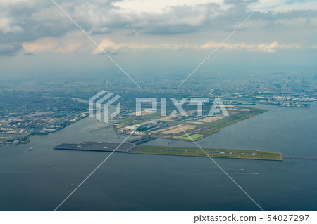羽田機場（東京）附近的東京灣航空攝影 54027297