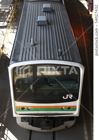 Tohoku main line 205 series under examination at Omiya general vehicle center 54027432