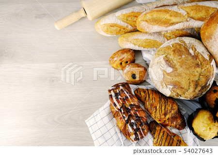 Bread, Croissant, Muffin Chocolate Bakery Party 54027643