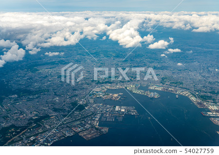 Tokyo Bay Aerial Photography Yokohama (Tokyo, Kanagawa) 54027759