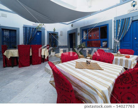 Tunisia Sousse Dar Baaziz Courtyard Patio, Sousse, Tunisia 54027763