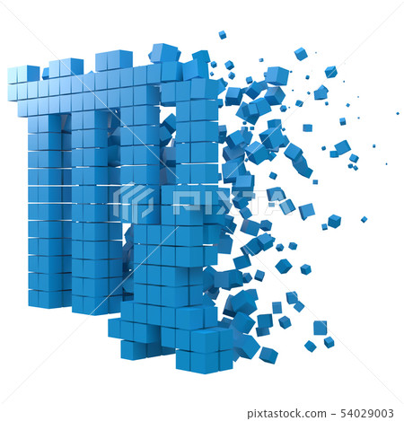 virgo zodiac sign shaped data block. version with 54029003