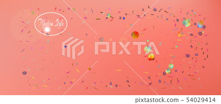 Colorful abstract ultra wide space background  54029414