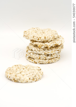 Crisp round bread. The concept of dieting food. 54030077