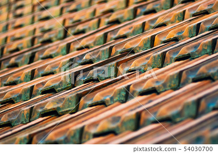 Red Ceramic Roof Tiles Background Red Ceramic Roof Tiles Background 54030700