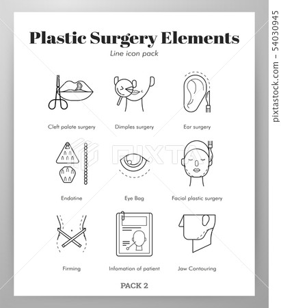 Plastic surgery elements Line pack 54030945