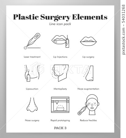 Plastic surgery elements Line pack Plastic surgery elements Line pack 54031268