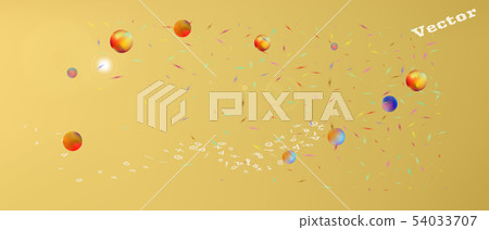 Usefull abstract ultra wide space background  54033707