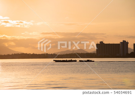 Morning of Lake Biwa 54034691