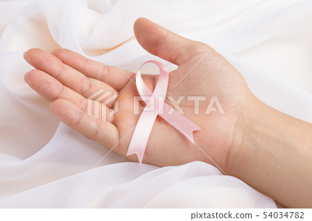Pink ribbon 54034782