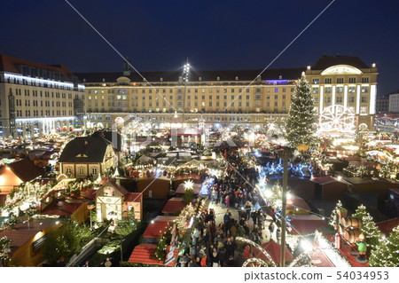 德累斯頓的聖誕市場 德累斯頓的聖誕市場 54034953