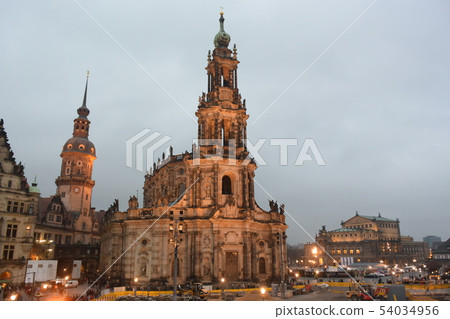 Night view of Dresden 54034956