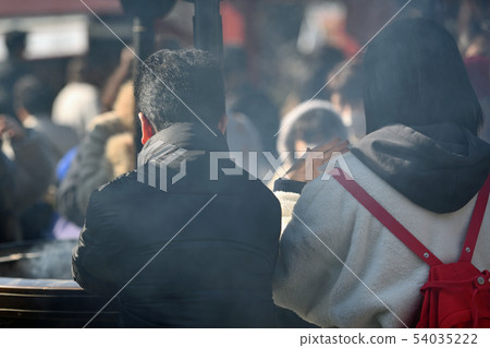 淺草地區都市風景新年風景 54035222